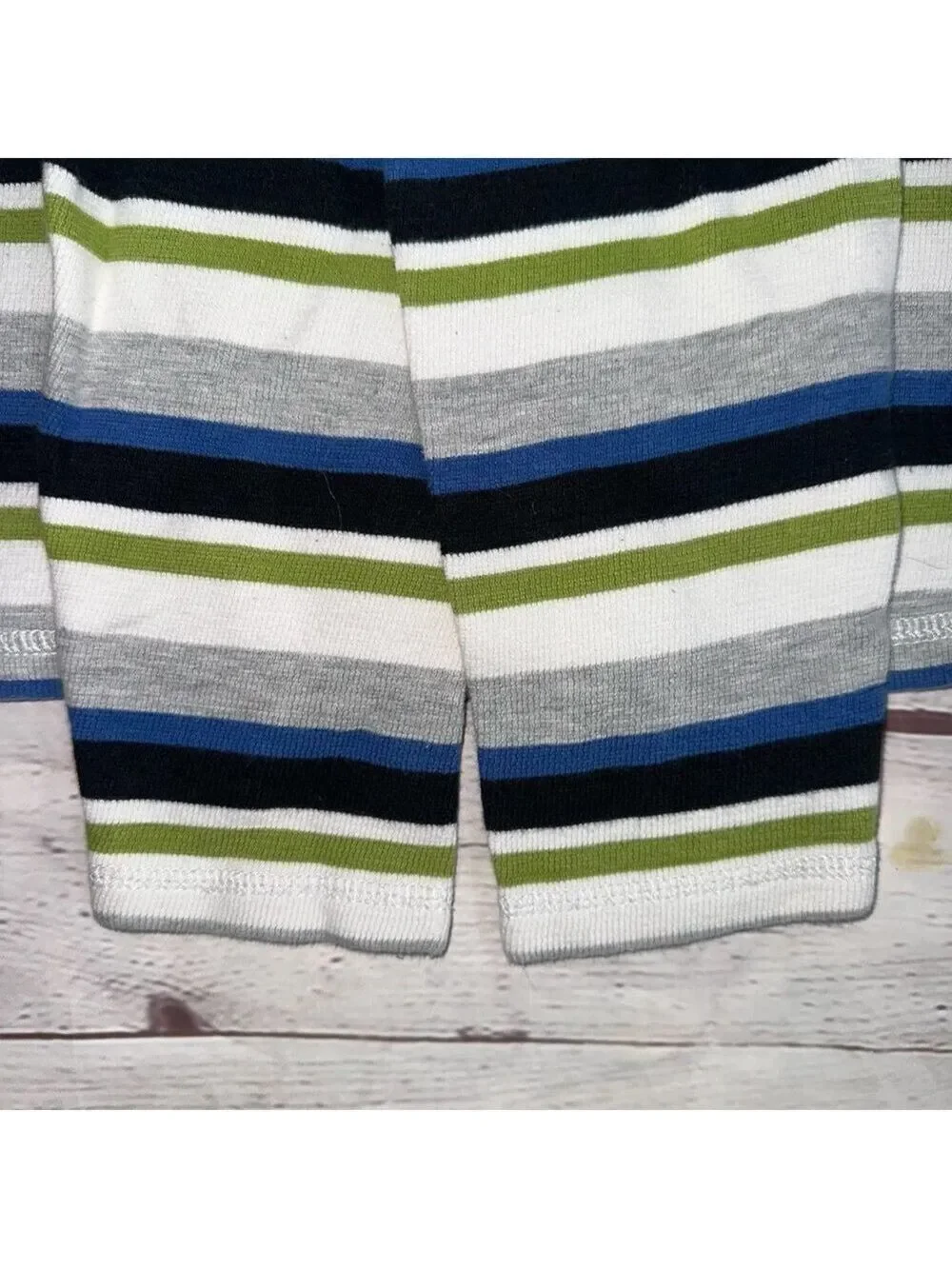 EUC Kids 5T Gymboree 1/4 Zip Pullover LS Striped Shirt